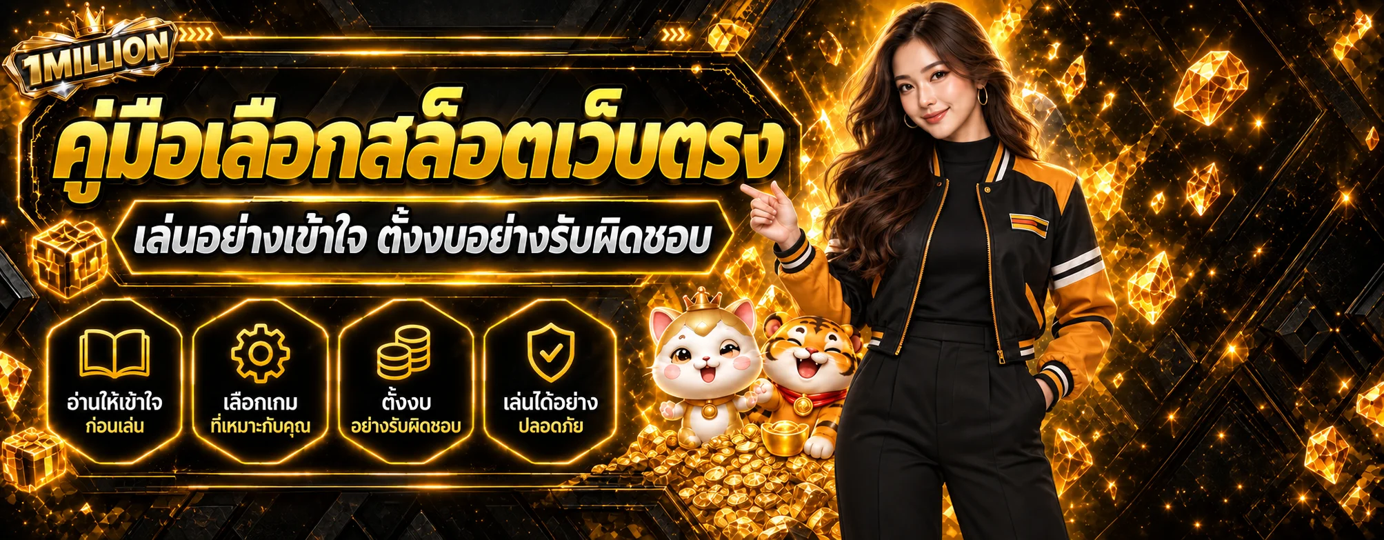 1MILLION คู่มือเลือกสล็อตเว็บตรงและตั้งงบ